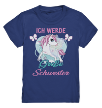 Laden Sie das Bild in den Galerie-Viewer, Große Schwester T-Shirt Einhorn Große Schwester Geschenk