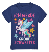 Laden Sie das Bild in den Galerie-Viewer, Große Schwester T-Shirt Einhorn Große Schwester Geschenk