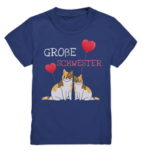 Laden Sie das Bild in den Galerie-Viewer, Große Schwester Shirt Katzen Liebe Große Schwester Geschenk