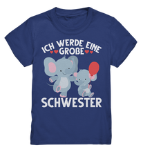 Laden Sie das Bild in den Galerie-Viewer, Große Schwester T-Shirt Elefanten Große Schwester Geschenk