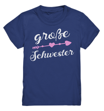 Laden Sie das Bild in den Galerie-Viewer, Große Schwester T-Shirt Pfeil Herz Große Schwester Geschenk