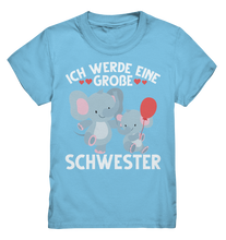 Laden Sie das Bild in den Galerie-Viewer, Große Schwester T-Shirt Elefanten Große Schwester Geschenk