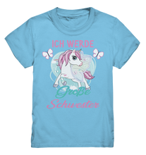 Laden Sie das Bild in den Galerie-Viewer, Große Schwester T-Shirt Einhorn Große Schwester Geschenk
