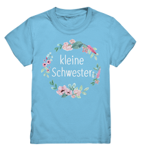 Laden Sie das Bild in den Galerie-Viewer, Kleine Schwester Shirt Blumenkranz Kleine Schwester Geschenk