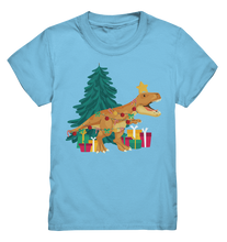 Laden Sie das Bild in den Galerie-Viewer, Trex Weihnachten Dinosaurier Lustiges T-Shirt Kinder
