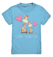 Laden Sie das Bild in den Galerie-Viewer, Große Schwester T-Shirt Giraffe Große Schwester Geschenk