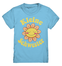 Laden Sie das Bild in den Galerie-Viewer, Kleine Schwester T-Shirt Blume Kleine Schwester Geschenk