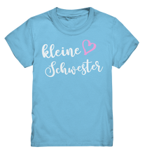 Laden Sie das Bild in den Galerie-Viewer, Kleine Schwester T-Shirt Herz Liebe Kleine Schwester Geschenk
