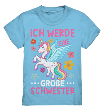 Laden Sie das Bild in den Galerie-Viewer, Große Schwester T-Shirt Einhorn Große Schwester Geschenk