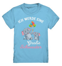 Laden Sie das Bild in den Galerie-Viewer, Große Schwester T-Shirt Elefant Große Schwester Geschenk
