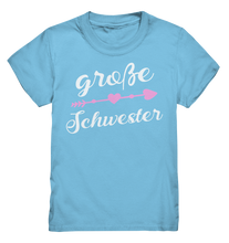 Laden Sie das Bild in den Galerie-Viewer, Große Schwester T-Shirt Pfeil Herz Große Schwester Geschenk