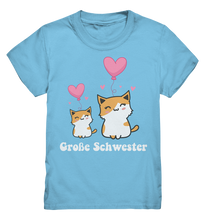 Laden Sie das Bild in den Galerie-Viewer, Große Schwester T-Shirt Katze Große Schwester Geschenk