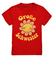 Laden Sie das Bild in den Galerie-Viewer, Große Schwester T-Shirt Blume Große Schwester Geschenk