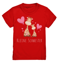 Laden Sie das Bild in den Galerie-Viewer, Kleine Schwester T-Shirt Giraffe Kleine Schwester Geschenk