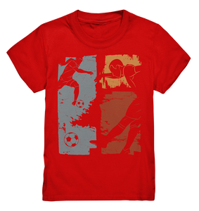 Fußballspieler Retro Jungs Fußballer Kinder Fußball T-Shirt