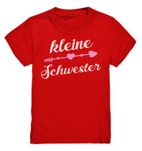 Laden Sie das Bild in den Galerie-Viewer, Kleine Schwester T-Shirt Pfeil Herz Kleine Schwester Geschenk