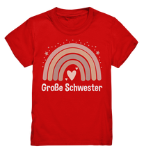 Laden Sie das Bild in den Galerie-Viewer, Große Schwester T-Shirt Regenbogen Große Schwester Geschenk