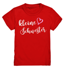 Laden Sie das Bild in den Galerie-Viewer, Kleine Schwester T-Shirt Herz Liebe Kleine Schwester Geschenk