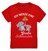 Laden Sie das Bild in den Galerie-Viewer, Große Schwester T-Shirt Elefant Große Schwester Geschenk