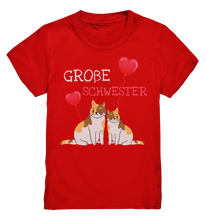 Laden Sie das Bild in den Galerie-Viewer, Große Schwester Shirt Katzen Liebe Große Schwester Geschenk
