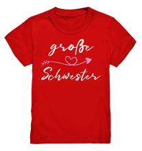 Laden Sie das Bild in den Galerie-Viewer, Große Schwester T-Shirt Herz Große Schwester Geschenk