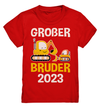 Laden Sie das Bild in den Galerie-Viewer, Großer Bruder Bagger T-Shirt