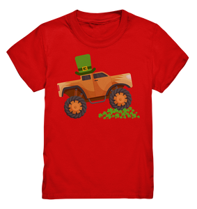 Monstertruck St. Patricks Day Kinder T-Shirt