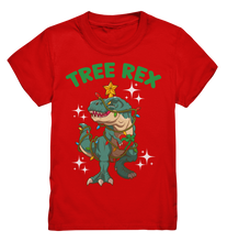 Laden Sie das Bild in den Galerie-Viewer, Weihnachtsbaum Dinosaurier Trex Dino Weihnachten T-Shirt
