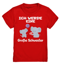 Laden Sie das Bild in den Galerie-Viewer, Große Schwester T-Shirt Elefanten Große Schwester Geschenk