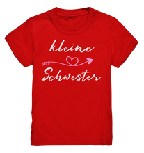 Laden Sie das Bild in den Galerie-Viewer, Kleine Schwester T-Shirt Herz Kleine Schwester Geschenk