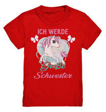 Laden Sie das Bild in den Galerie-Viewer, Große Schwester T-Shirt Einhorn Große Schwester Geschenk