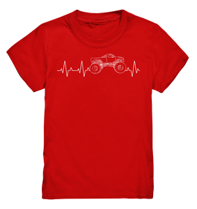 Monstertruck Heartbeat Monster Truck Kinder T-Shirt