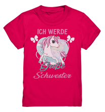 Laden Sie das Bild in den Galerie-Viewer, Große Schwester T-Shirt Einhorn Große Schwester Geschenk