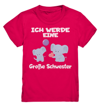 Laden Sie das Bild in den Galerie-Viewer, Große Schwester T-Shirt Elefanten Große Schwester Geschenk
