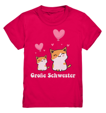 Laden Sie das Bild in den Galerie-Viewer, Große Schwester T-Shirt Katze Große Schwester Geschenk
