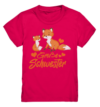 Laden Sie das Bild in den Galerie-Viewer, Große Schwester Shirt Fuchs Große Schwester Geschenk