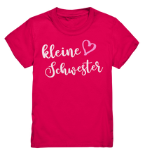 Laden Sie das Bild in den Galerie-Viewer, Kleine Schwester T-Shirt Herz Liebe Kleine Schwester Geschenk