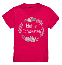 Laden Sie das Bild in den Galerie-Viewer, Kleine Schwester Shirt Blumenkranz Kleine Schwester Geschenk