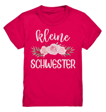 Laden Sie das Bild in den Galerie-Viewer, Kleine Schwester T-Shirt Rosen Kleine Schwester Geschenk