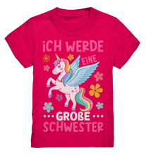 Laden Sie das Bild in den Galerie-Viewer, Große Schwester T-Shirt Einhorn Große Schwester Geschenk