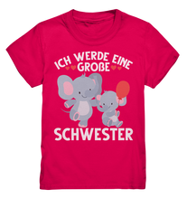 Laden Sie das Bild in den Galerie-Viewer, Große Schwester T-Shirt Elefanten Große Schwester Geschenk