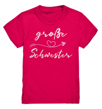 Laden Sie das Bild in den Galerie-Viewer, Große Schwester T-Shirt Herz Große Schwester Geschenk