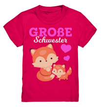 Laden Sie das Bild in den Galerie-Viewer, Große Schwester T-Shirt Fuchs Große Schwester Geschenk