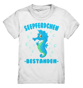 Seepferdchen bestanden Kinder Frühschwimmer Schwimmabzeichen T-Shirt