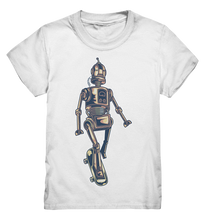 Laden Sie das Bild in den Galerie-Viewer, Skating Roboter Jungen Skater Roboter T-Shirt
