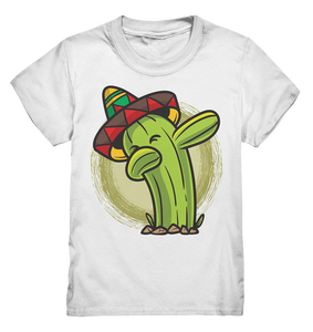 Dabbing Kaktus Sombrero Kinder T-Shirt