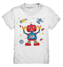 Laden Sie das Bild in den Galerie-Viewer, Astronaut Roboter Jungen Mädchen Robotik T-Shirt
