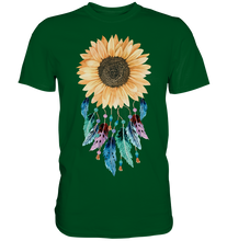 Laden Sie das Bild in den Galerie-Viewer, Traumfänger Sonnenblumen T-Shirt Gärtner Geschenk Garten