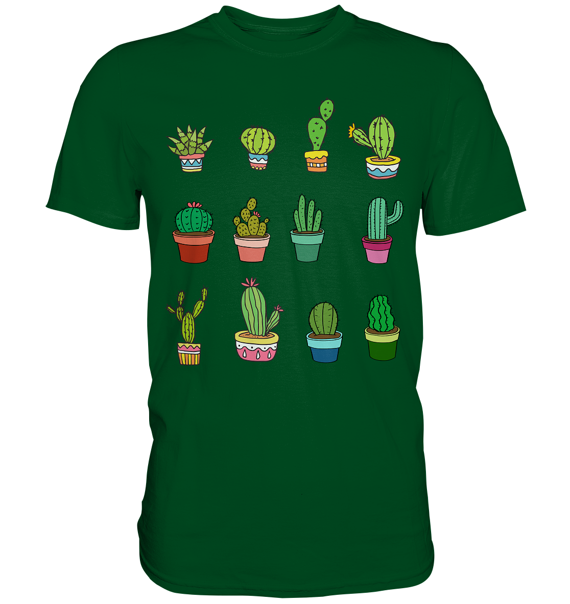 Kakteen T-Shirt Kaktus Sammler Sukkulenten Pflanzen – Tigerlino®