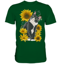 Laden Sie das Bild in den Galerie-Viewer, Sonnenblumen Katze T-Shirt Lustiges Garten Geschenk Gärtner